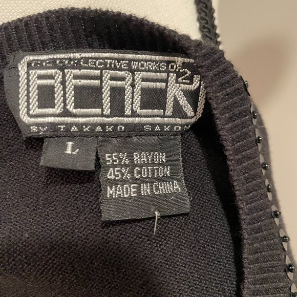 Berek 2 Womens Light Weight Sequin Embellished Sleeveless Pullover Sweater sz L - Picture 2 of 5